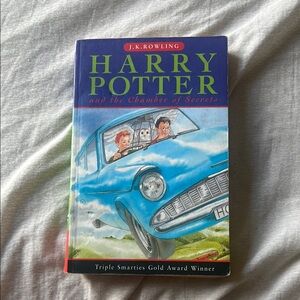 Harry Potter Book with Castle Illustration